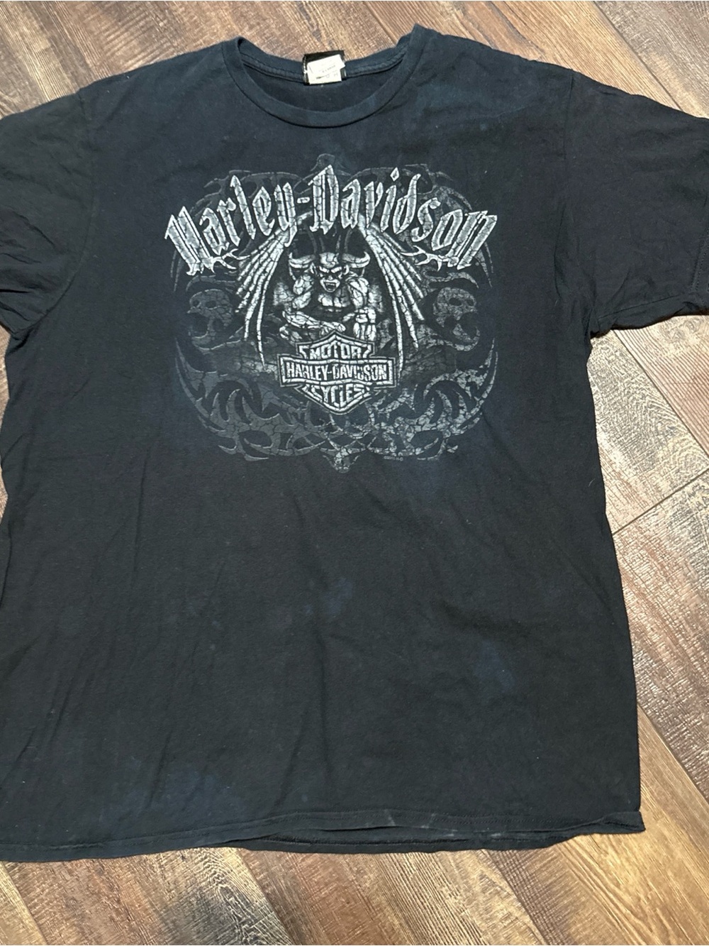 Harley Davidson Peterson’s Miami Florida BlackT Shirt Men’s XL Biker Skull